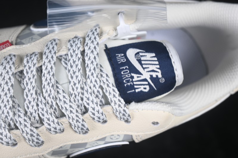 Nike Air Force 1 '07 Low Collaboration Skateboarding Shoes with Full-Length Air Cushion - LF6688-005