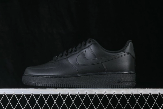 Nike Air Force 1 '07 Low All-White Leather Casual Sneakers - CW2288-001