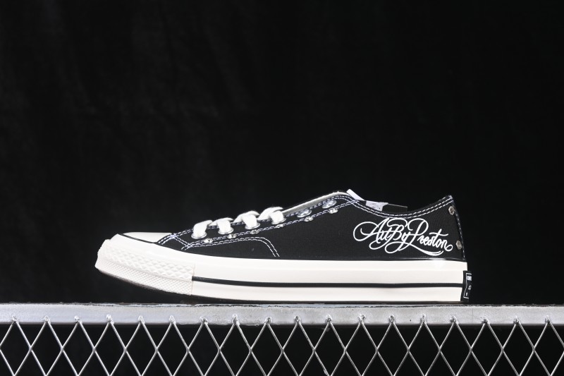 Converse ArtByPreston Chuck 70s Artist Signature Low Top Canvas Shoes - 162058C