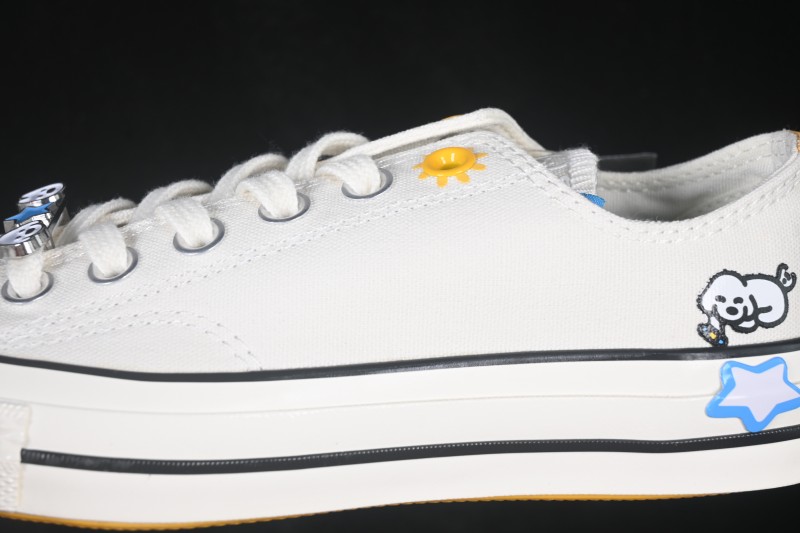 Converse Matsui Chuck 70 Low-Top Canvas Sneakers Simple Fresh Lace-Up Round Toe - A21362C