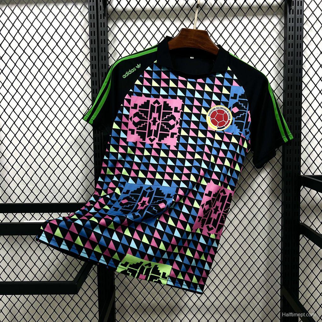 1990 Retro Colombia Goalkeeper Jersey
