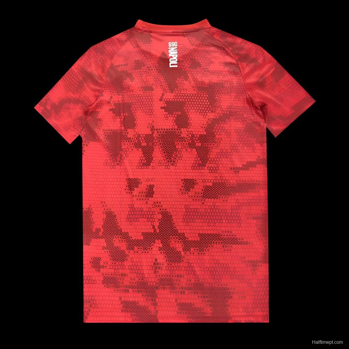 25/26 Napoli Red Pre-Match Jersey