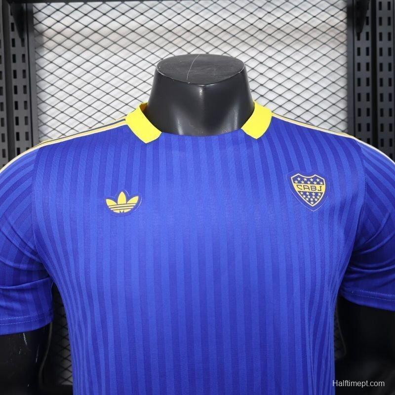 Player Version 25/26 Boca Juniors Adidas Original Terrace Icons Blue Jersey