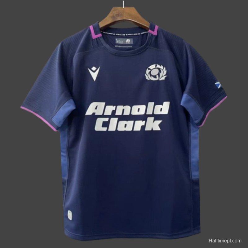 2026 Scotland home Navy Blue Jersey