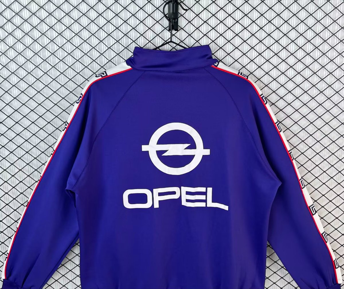 Retro 85/86 Fiorentina Home Purple Full Zipper Windbreaker