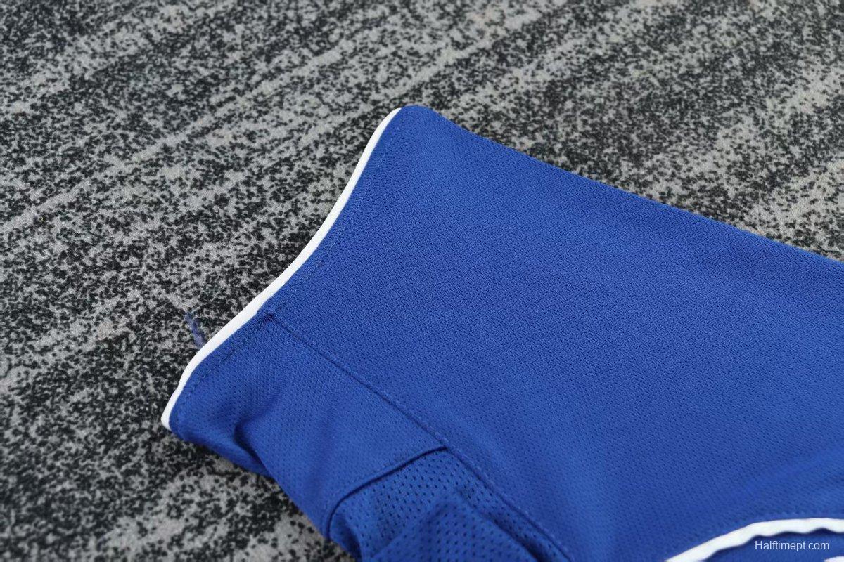 Retro Kids 2004 Brazil Away Blue Jersey