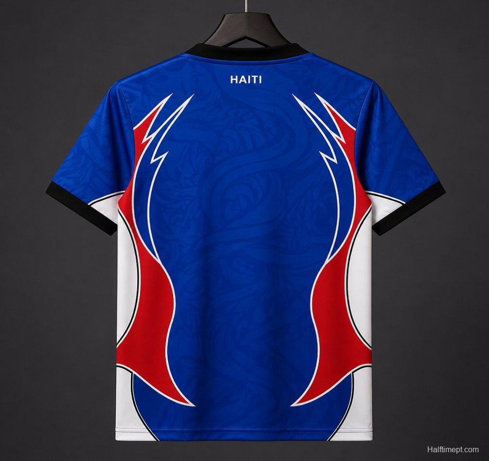 2026 Saeta Haiti Red Blue Special Jersey