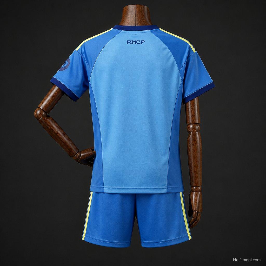 26/27 Kids Real Madrid Goalkeeper Away  Blue Jersey