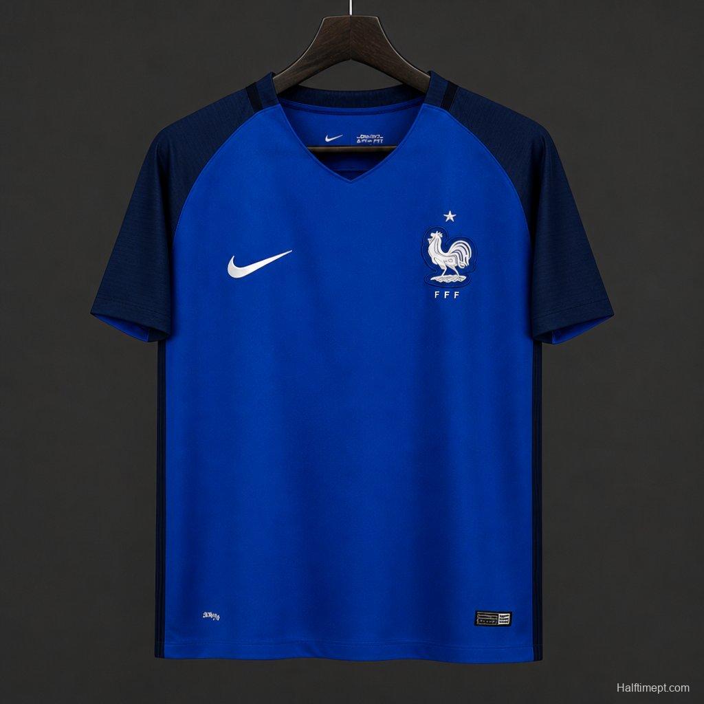 Retro 2016 France Home Jersey
