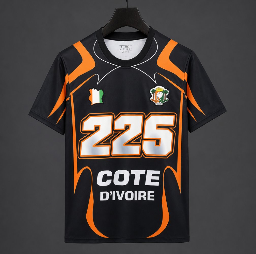 2026 Ivory Coast Côte d'Ivoire Black "225" Special Edition Jersey