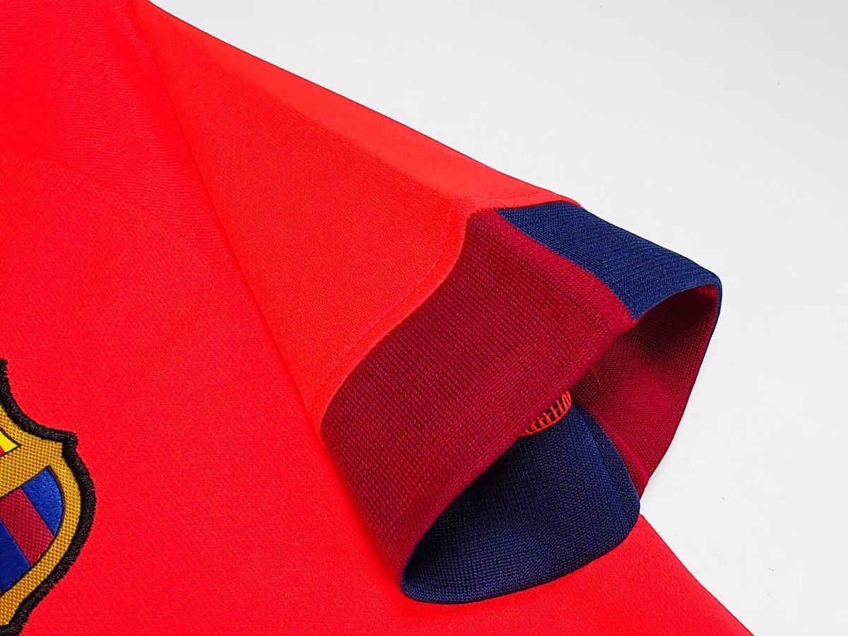 Retro 14/15 FC Barcelona Away Orange-Red  Jersey