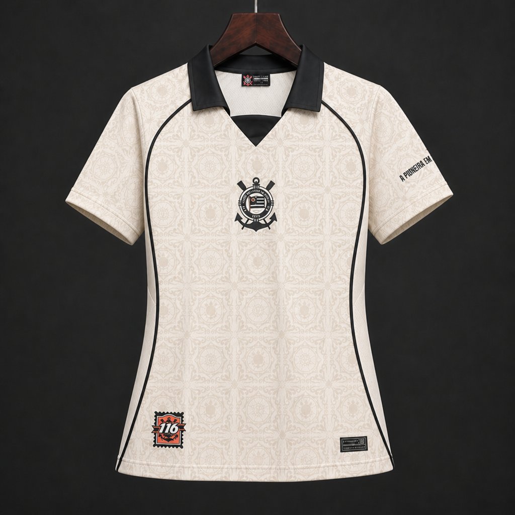 26/27 Women Corinthians 116 Years Anniversary Beige  Jersey