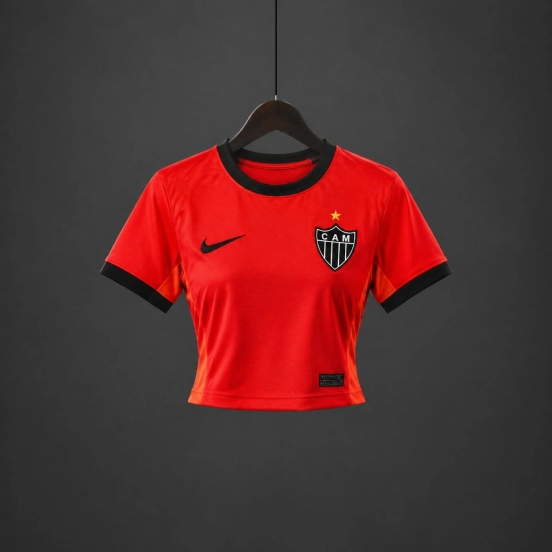 26/27 Atletico Mineiro Third Red Women Crop Jersey