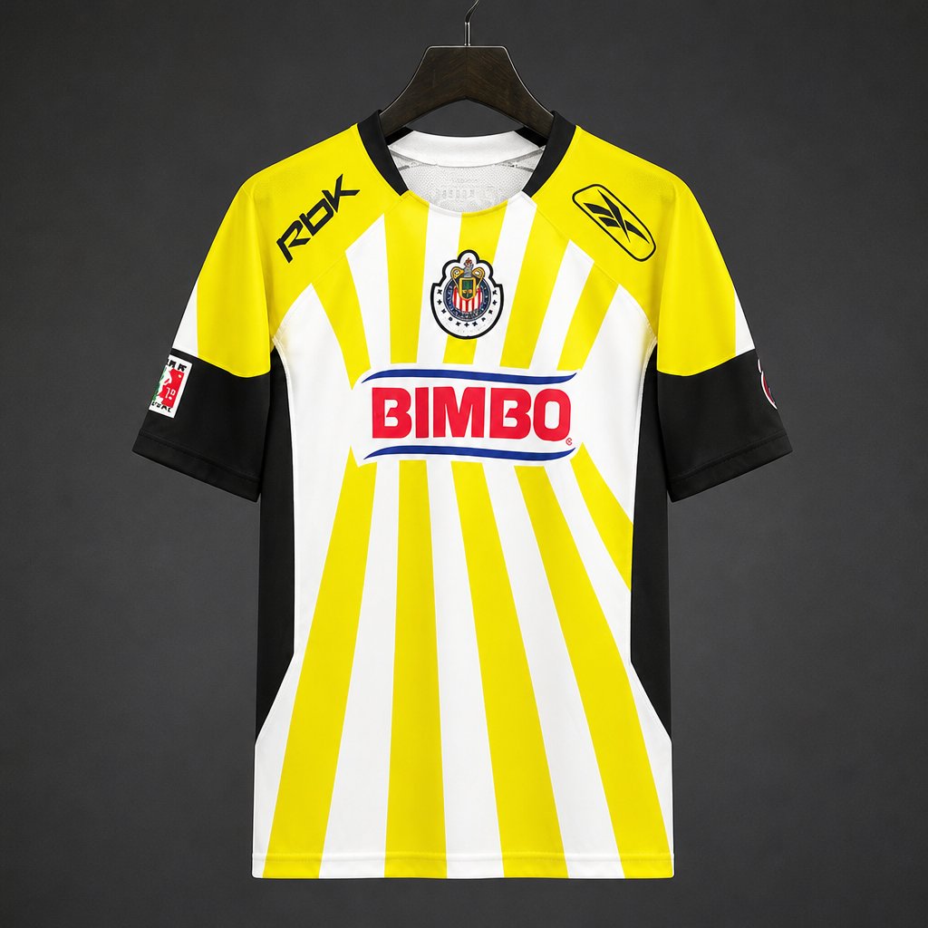 Retro  08/09 Chivas Away Yellow Jersey
